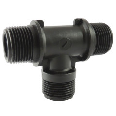 Male male male threaded BSP connection