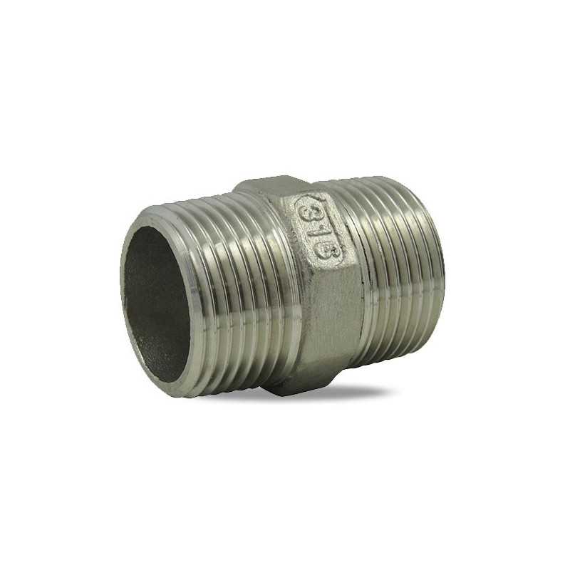 Mamelon Male/Male aus Edelstahl 316