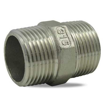 316 stainless steel male / male nipple
