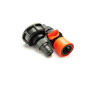 S60x6 connection with GRAND DEBIT fast fitting tip and pipe fitting with BIG DEBIT control valve