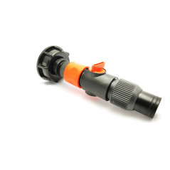 S60x6 connection with GRAND DEBIT quick coupling and hose connection with GRAND DEBIT control valve