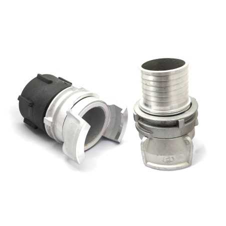 S60x6 - symmetrical Guillemin connector with DN50 latch - 50/60 mm