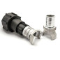 S60x6 - Guillemin simétrica DN25 y medio ajuste con toma de anillo de 30 mm