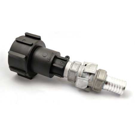 S60x6 - Guillemin symmetrical DN20 and a half-fitting lock with 25mm ring socket
