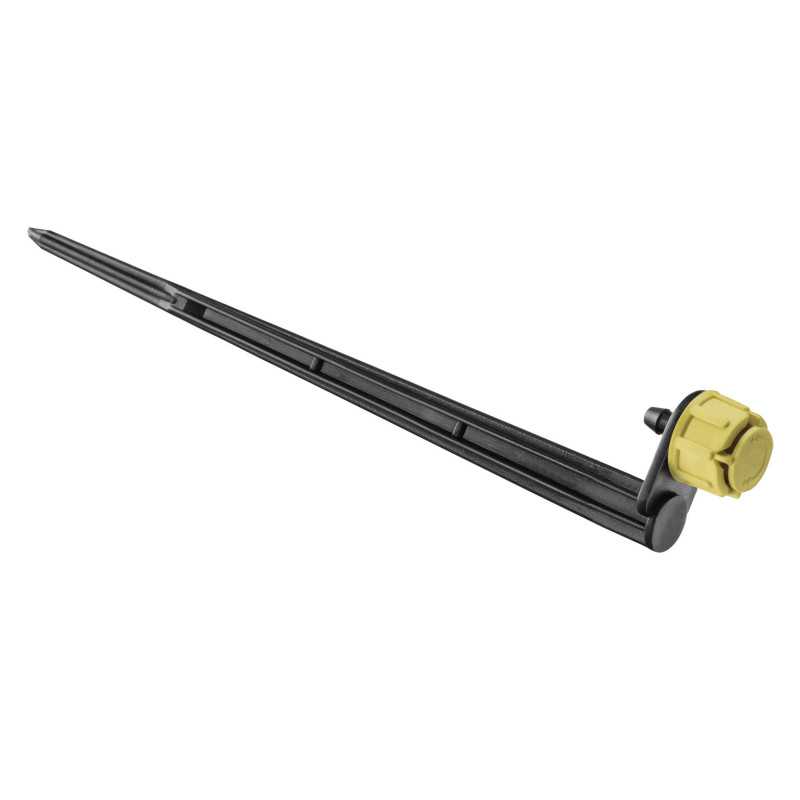 Gota ajustable de alto caudal 0-100 L/H en picas para micro-irrigación