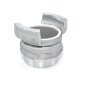 Half symmetrical fitting Guillemin, firefighter, male threaded socket lock