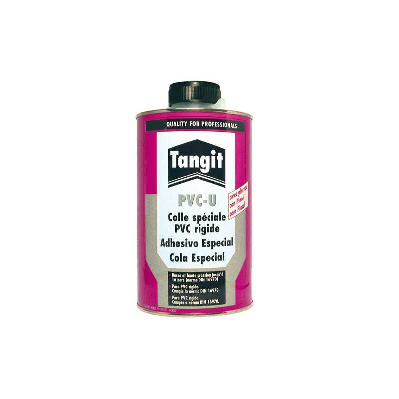 GEL ESPECIAL gel rígido PVC TANGIT , caja de 1 litro con cepillo