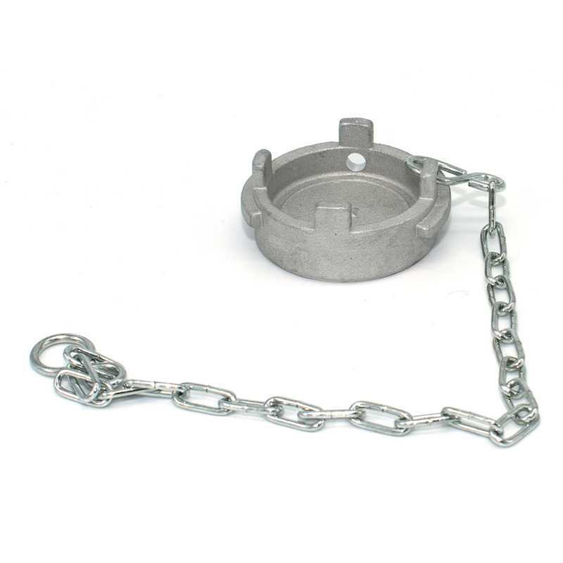 Guillemin symmetrical plug, firefighter, flat-type padlockable irrigation with chain