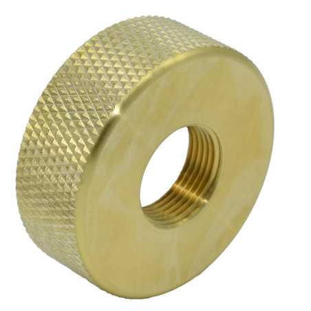 Bouchon femelle S60x6 - femelle 3/4 pouce en laiton