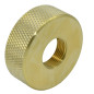 Tapa hembra S60x6 - latón hembra de 3/4 pulgadas