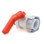 Vanne à bille type A 2 pouces avec écrou flottant 70mm pour cuve Schutz Vanne à bille type A 2 pouces avec écrou flottant 70mm pour cuve Schutz