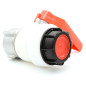 2-inch A-type ball valve with 56mm floating nut for sotralentz