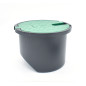 Cylindrical watering look to bury