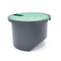 Cylindrical watering look to bury