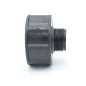Conexión hembra S60x6 - salida masculina 1'' BSP o hembra 3/4'' BSP