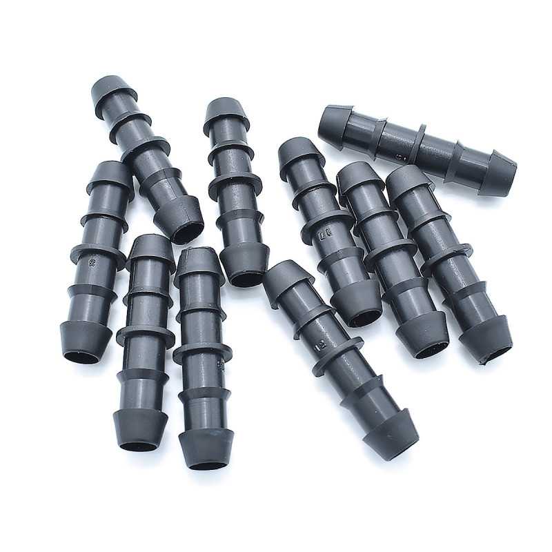 Lot of 10 16x16 fluted junction fittings for micro-irrigation