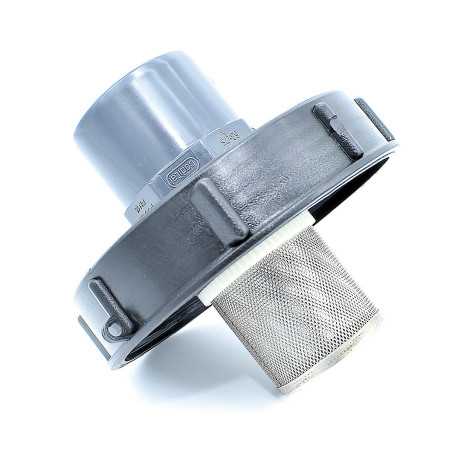 15cm lid for 1000L tank with 63/75 PVC input and 2-inch filter