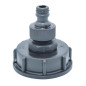 S60x6 connection with male tip for 1000-litre tank