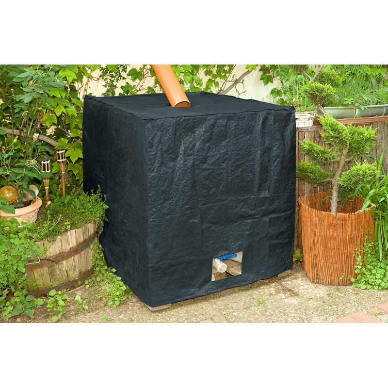 Bâche Cuve 1000L IBC Anthracite | Anti-UV & Anti-Algues | 120g/m² Bâche Cuve 1000L IBC Anthracite | Anti-UV & Anti-Algues | 120g/m²