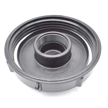 Couvercle Cuve IBC 150mm | Ouverture Centrale 2'' | Polypropylène Noir