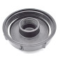 Tapa de 15cm para tanque 1000L con abertura central, color negro