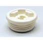 White male cask/can plug with S56x4 thread and 3/4' BSP