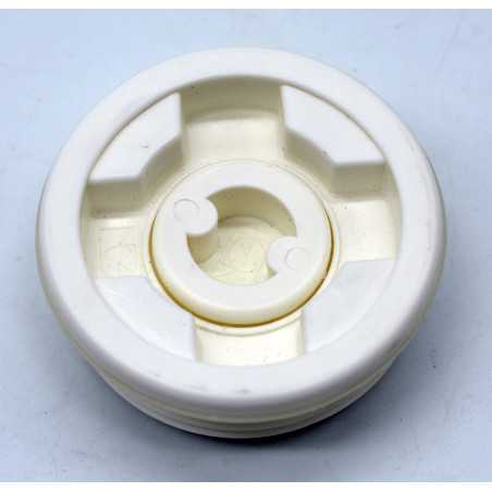 White male cask/can plug with S56x4 thread and 3/4' BSP