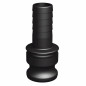 Male camlock connection - straight fluted male tip in polypropylene