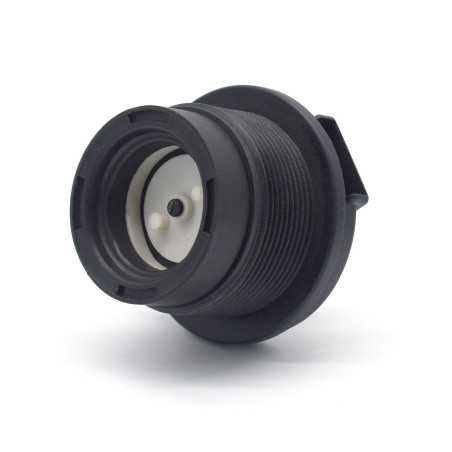 Couvercle IBC 150mm avec Évent Amovible | Ouverture 2'' | Noir
