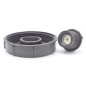 150 mm IBC Abdeckung mit abnehmbarem Lüftungsschacht | 2'' Eröffnung | Schwarz