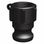 Camlock Macho - Accesorio de polipropileno sin costura BSP hembra roscada Camlock Macho - Accesorio de polipropileno sin costura BSP hembra roscada
