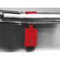 Sealed safety type of flap and body for barrels with full opening
