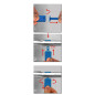 Sealed safety type of flap and body for barrels with full opening