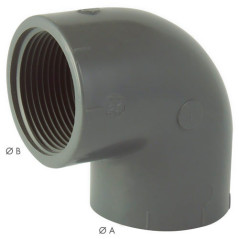 Elbow 90 female / Female to screw and paste