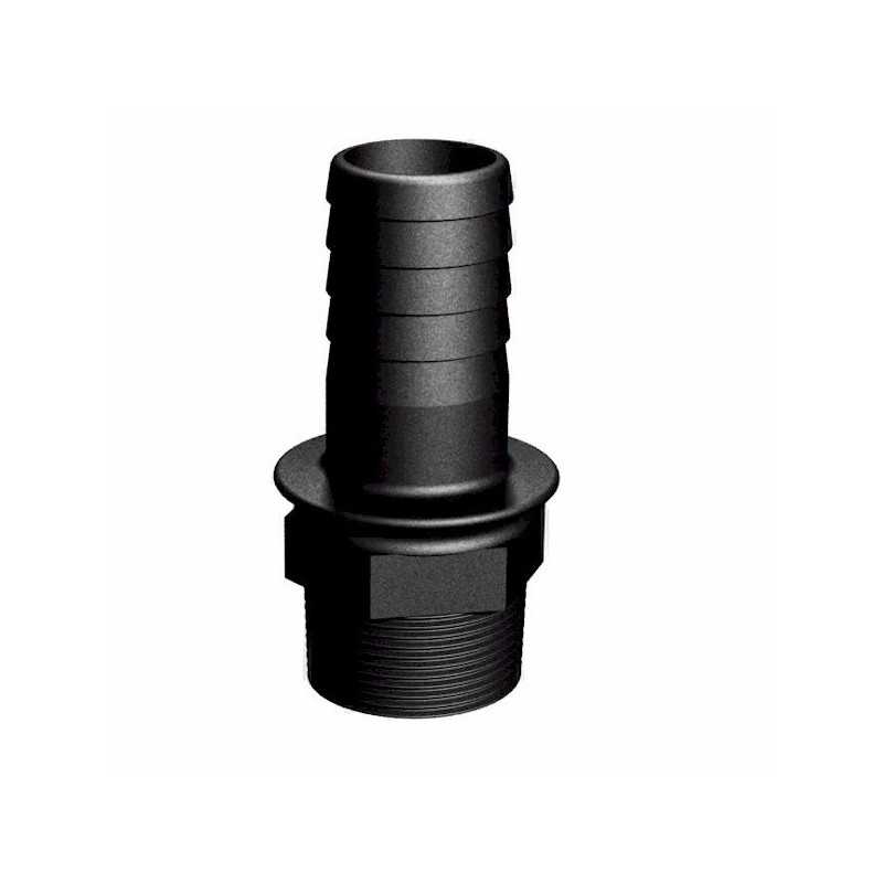 Male 1" - straight fluted - 25mm