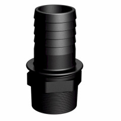 Raccord male 1/2" - cannelé droit 