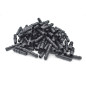 Lot of 100 16x16 fluted junction fittings for micro-irrigation