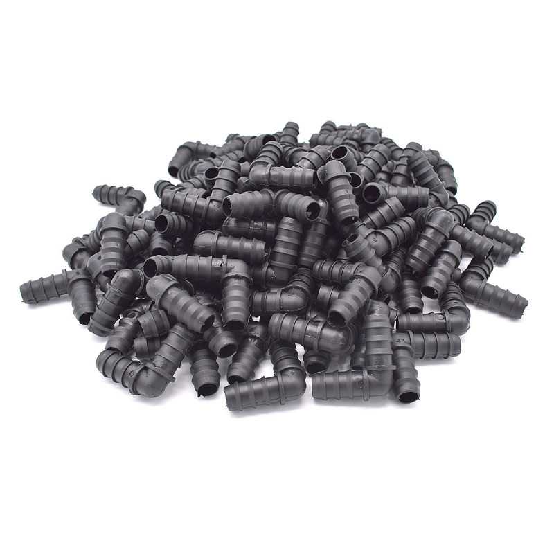 Lot of 100 fluted elbows 16x16 for micro-irrigation