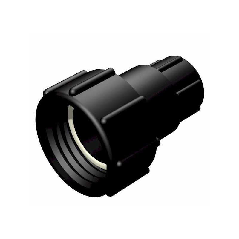 Fitting IBC S60x6 to 1" Female | Fiberglass Polypropylene