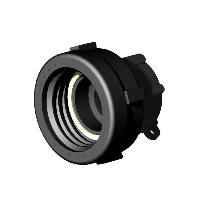 Female connection S60x6 2" - female gas thread 1-1/4"