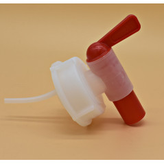 Raccord femelle DIN51 avec robinet aeroflow