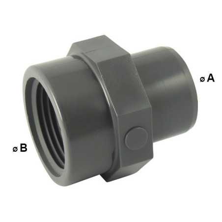 Adaptador de tornillo de PVC macho a palo/hembra
