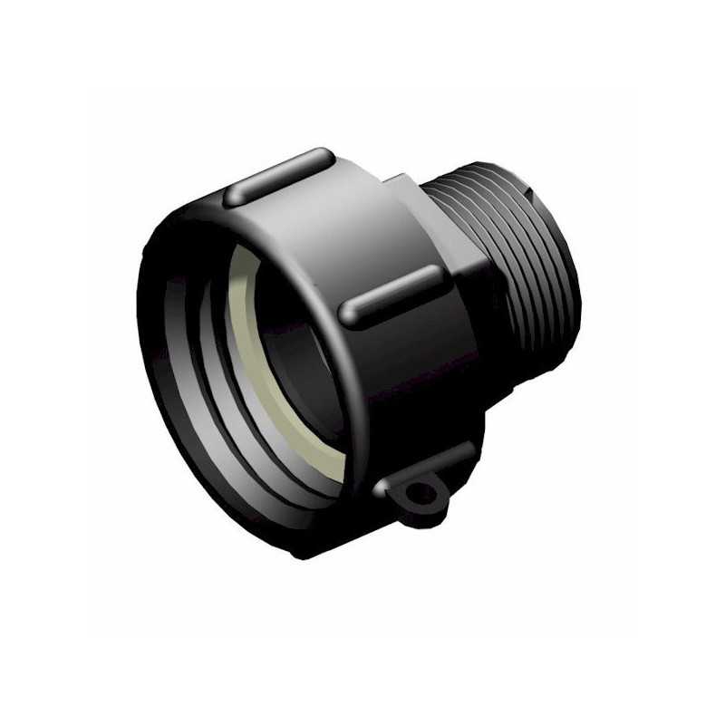2" S60x6 - Male 1-1/4" gas