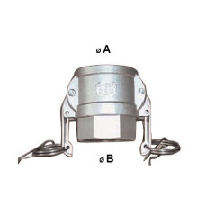 Female camlock connection - BSP female stainless steel thread