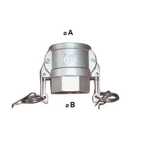 Female camlock connection - BSP female stainless steel thread