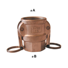 Female camlock connection - brass BSP female thread