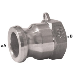 Camlock male - aluminum threaded female - Type A