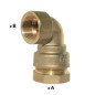 Brass Female Elbow Series 7000 PN16 | PE compression fitting
