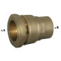 Straight Brass Fitting CW617N Female | Compression PE PN25/PN16
