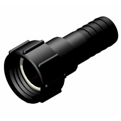 Fiche produit Raccord femelle 2" S60x6 - male cannelée droit Ø 38mm